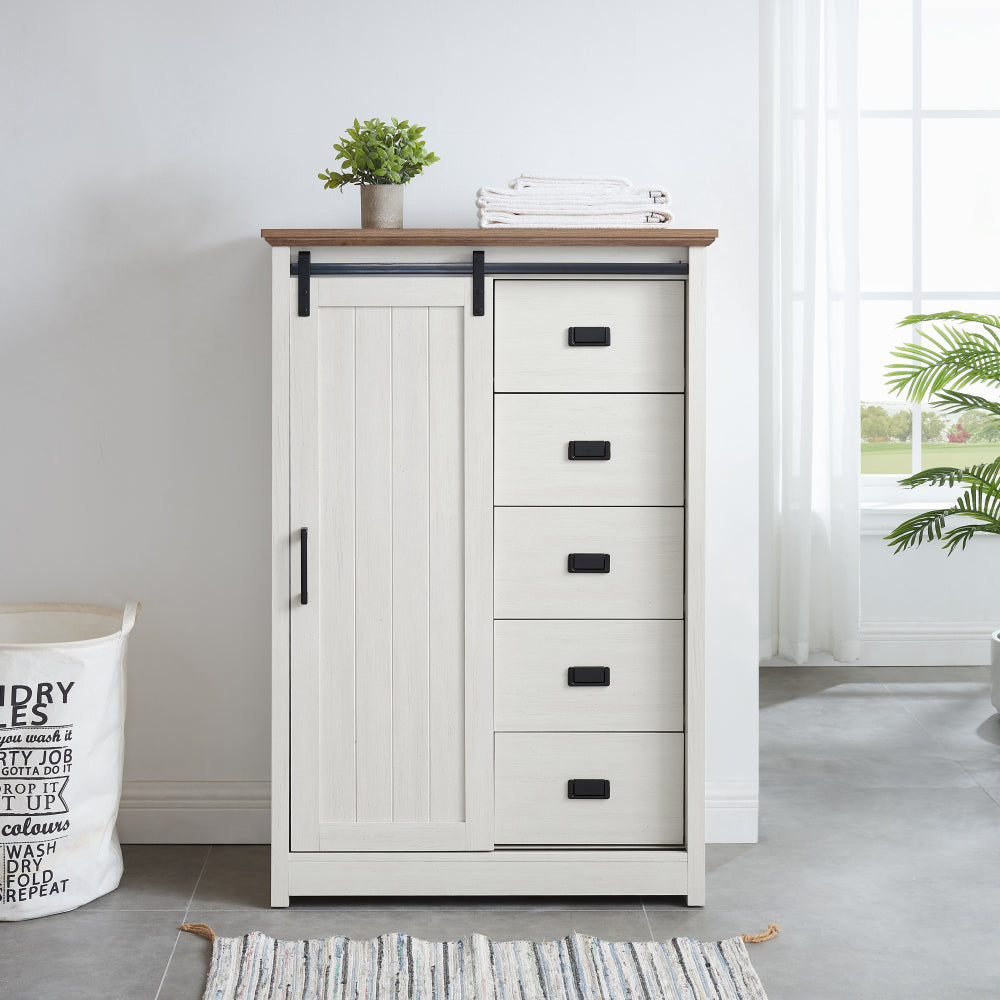 Lilly Accent Cabinet, Light Gray