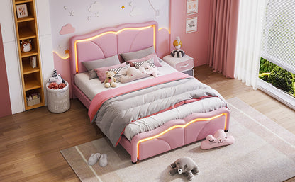 Rory Bed, Full (Pink)