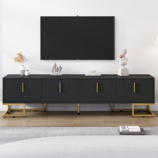 Hugh TV Stand (Black)