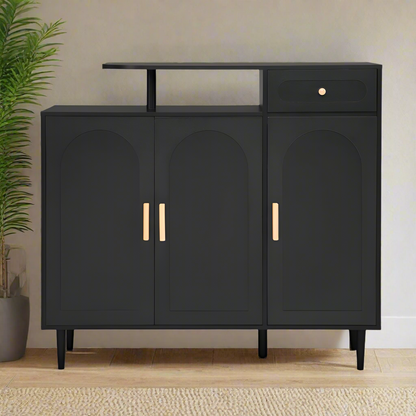 Brycen Shoe Cabinet (Black)