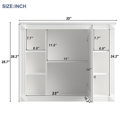 Darius Bathroom Cabinet (White)