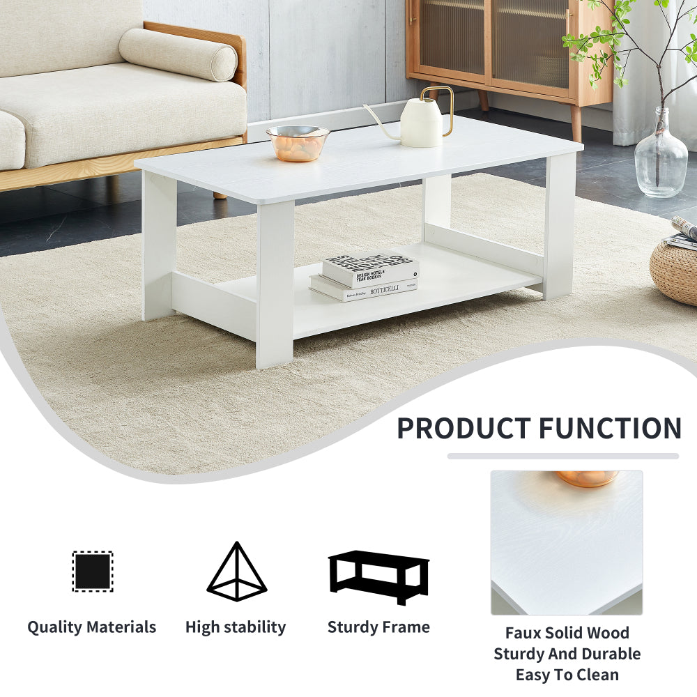 George Coffee Table (White)
