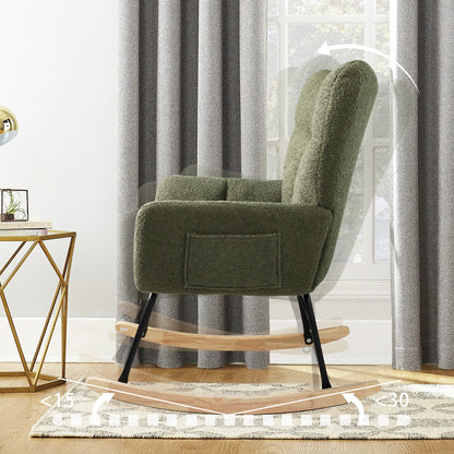 Madden Rocking Chair (Olive Green)