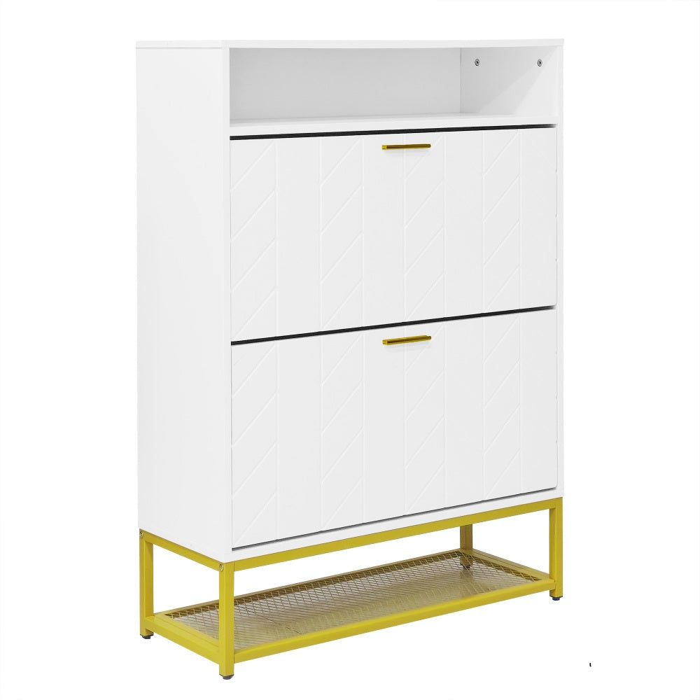 Stokes Shoe Cabinet (White)