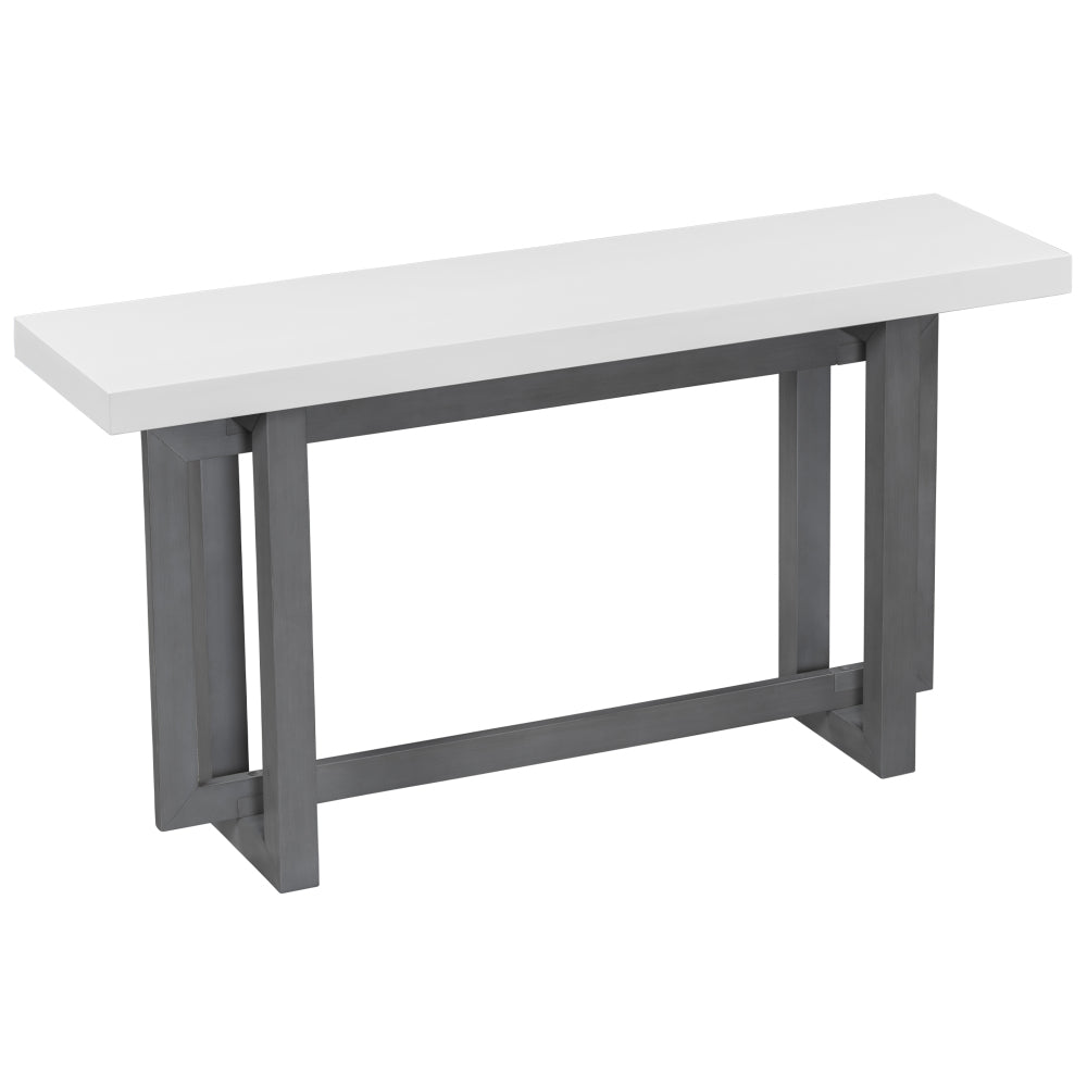 Damien Accent Table (White+Grey)