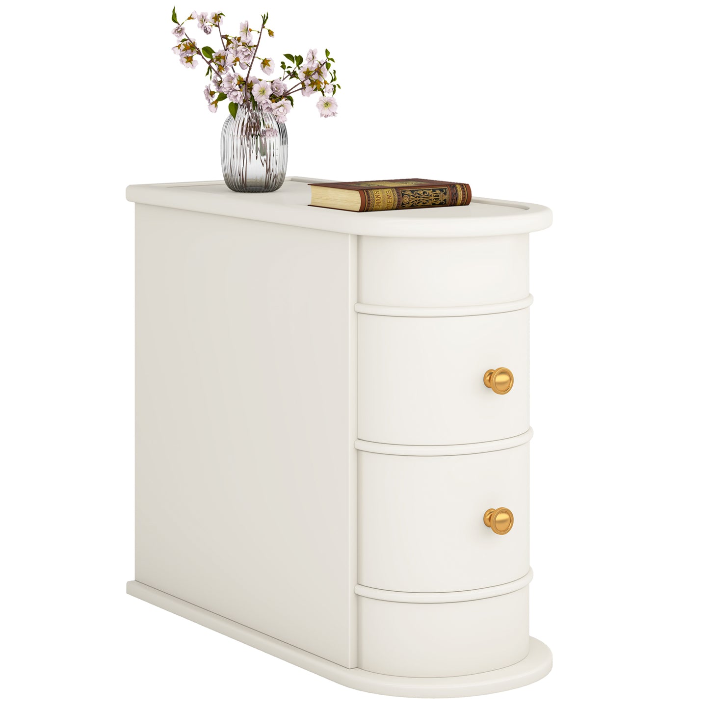 Stanton End Table (White)