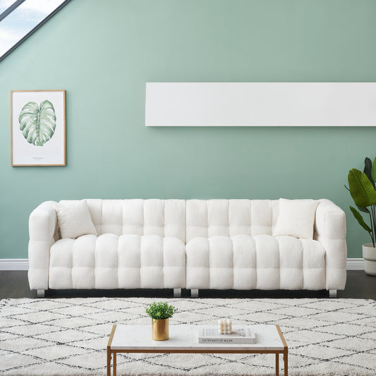 Siena 102" Sofa (White)