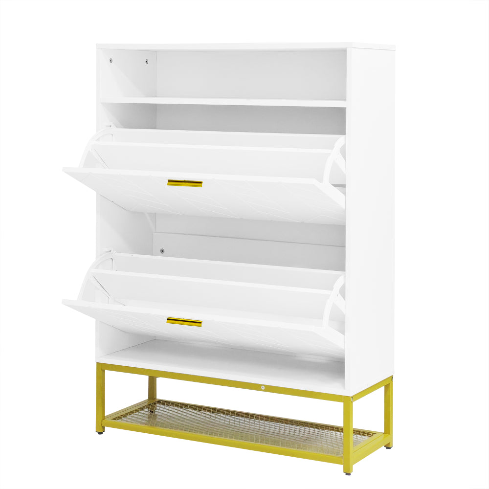 Stokes Shoe Cabinet (White)