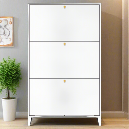 Merritt Shoe Cabinet (White)