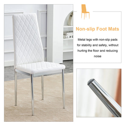 Gordon Dining Chair, Set of 6 (White)