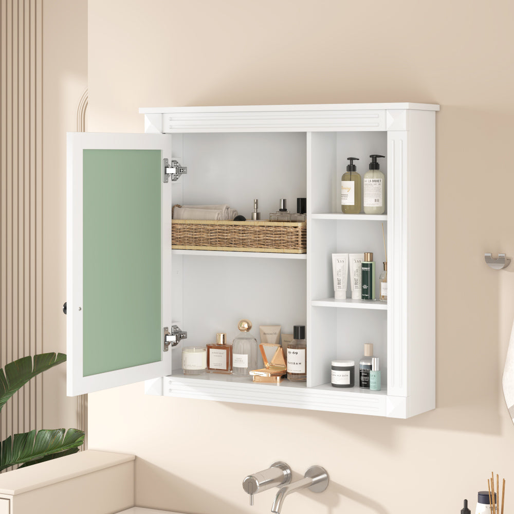 Israel Bathroom Cabinet, White