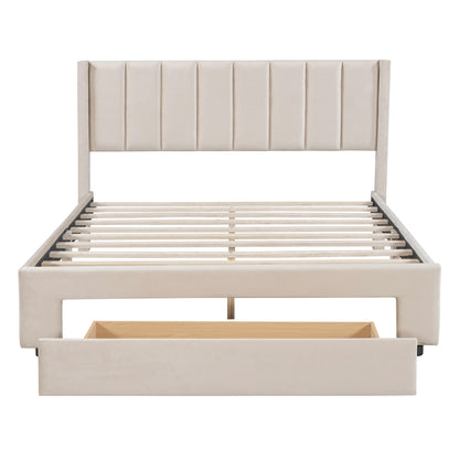 Russo Bed, Queen (Beige)