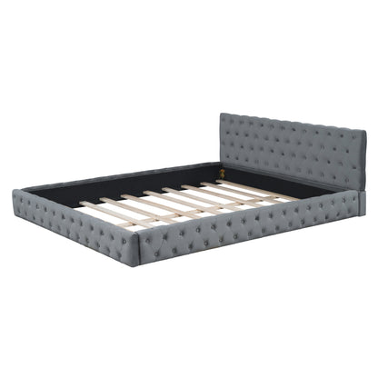 Sawyer Bed Frame, Queen (Grey)