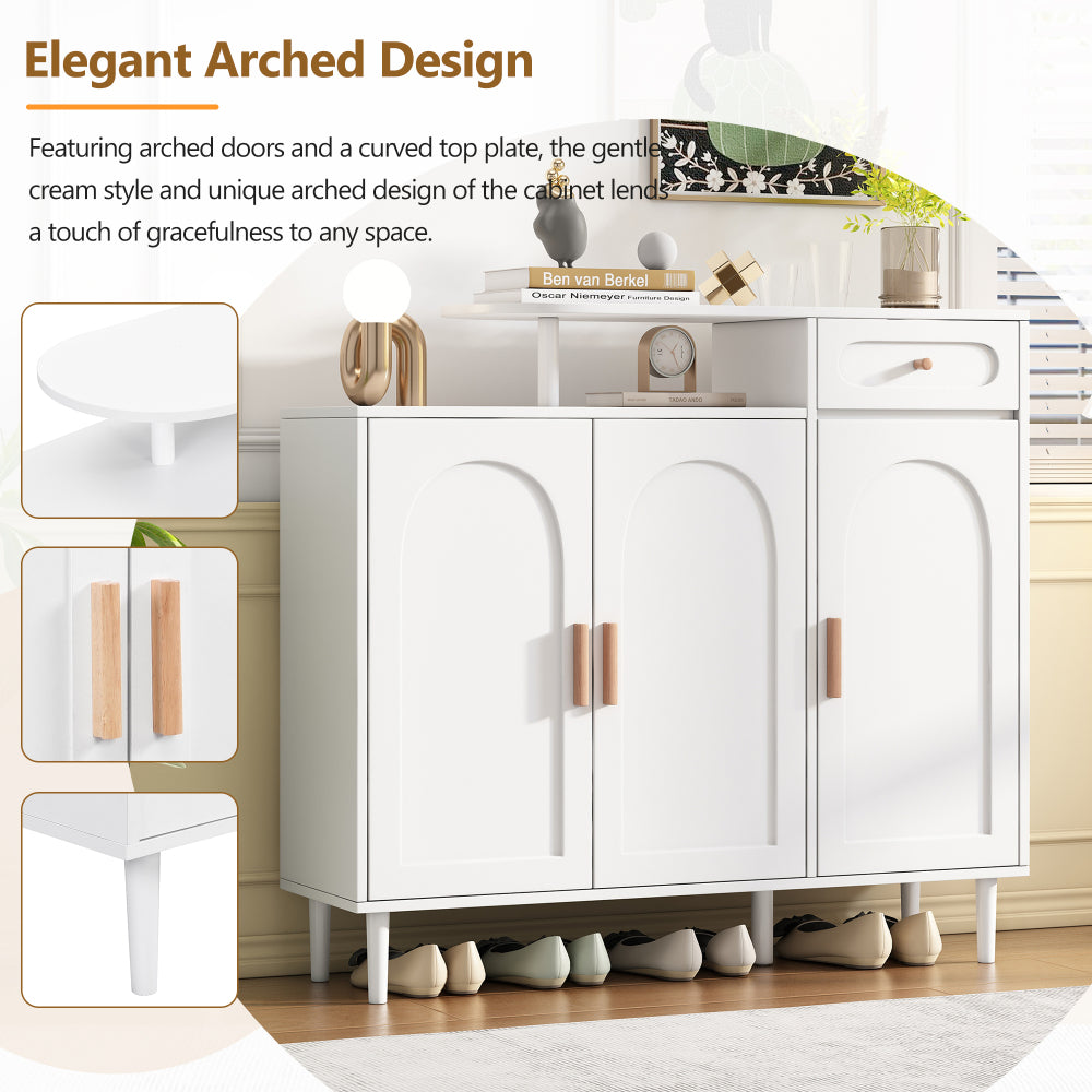 Brycen Shoe Cabinet (White)