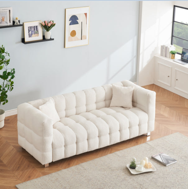 Siena 80" Sofa (White)