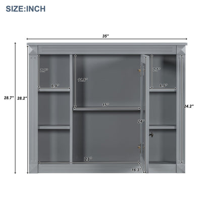 Darius Bathroom Cabinet (Grey)