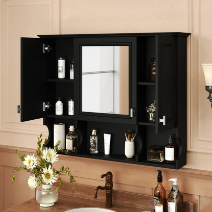 Kylan Bathroom Cabinet, Black