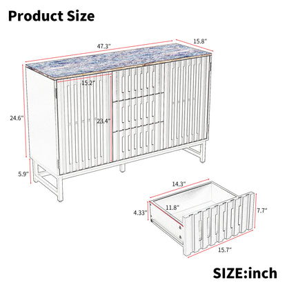 Salas Accent Cabinet, 3 drawers