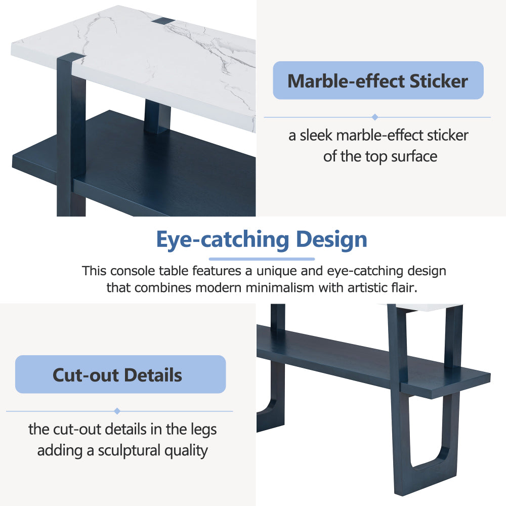 Raphael Accent Table (Navy)