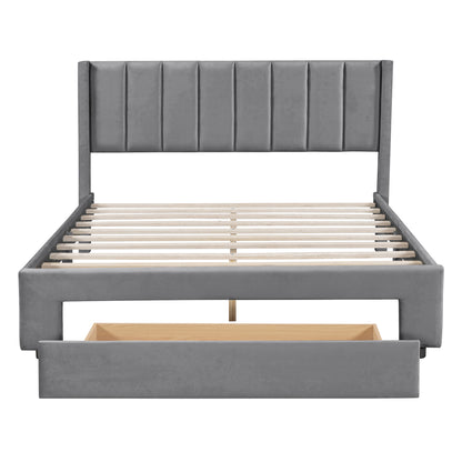 Russo Bed, Queen (Grey)