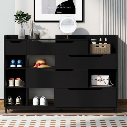 Thaddeus Shoe Cabinet (Black)