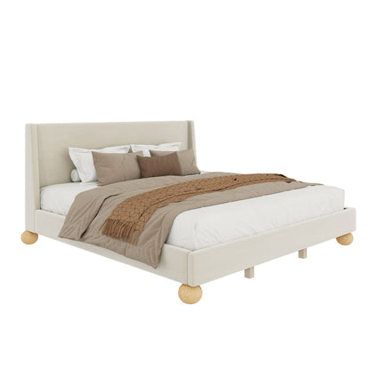 Charles Bed, King (Cream)
