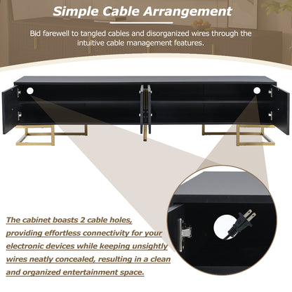 Hugh TV Stand (Black)