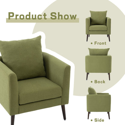 Athena Lounge Chair (Olive Green)