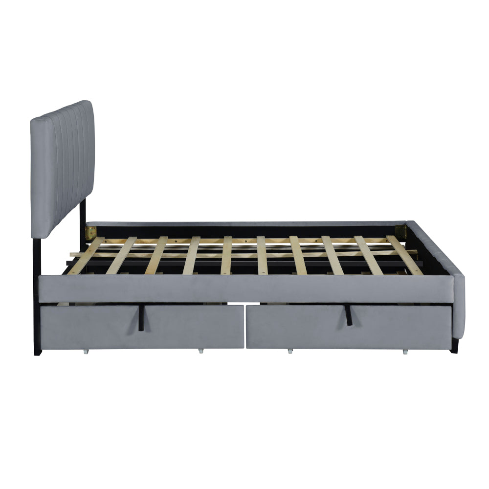 Spencer Bed, Queen (Grey)