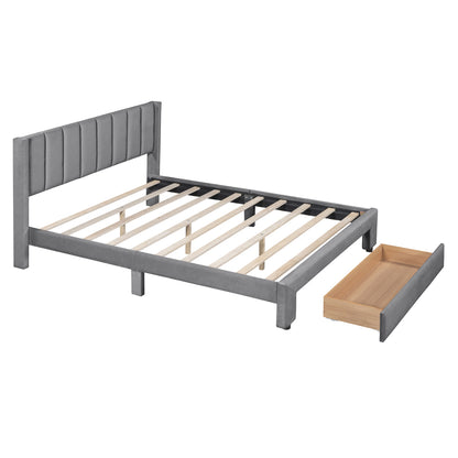 Russo Bed, Queen (Grey)