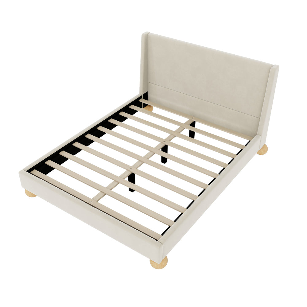 Charles Bed, Queen (Cream)