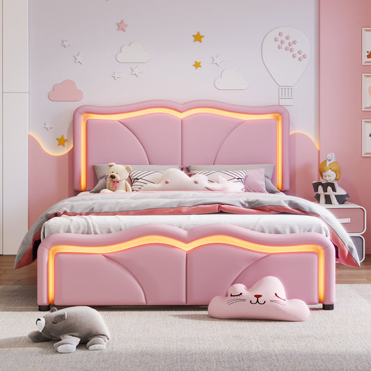 Rory Bed, Full (Pink)