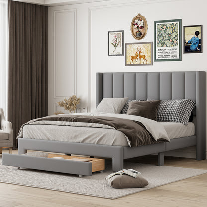 Russo Bed, Queen (Grey)
