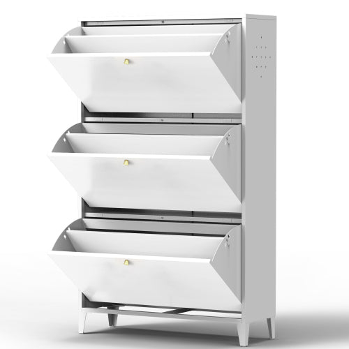 Merritt Shoe Cabinet (White)