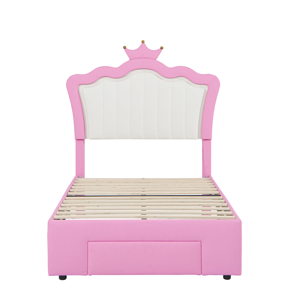 Princess Kids Bed, Twin