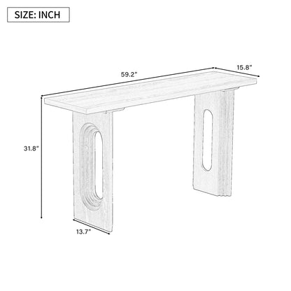 Crystal Accent Table, Natural