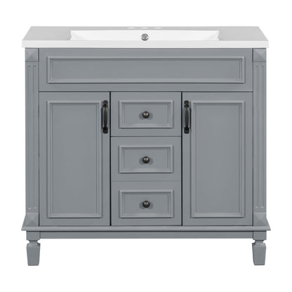 Becker Bathroom Vanity (Grey)