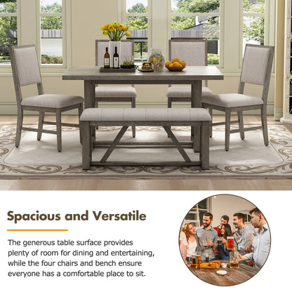 Chapman Dining Set, Set of 6 (Grey)