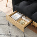 Cassidy Sofa Bed with Storage (Black)