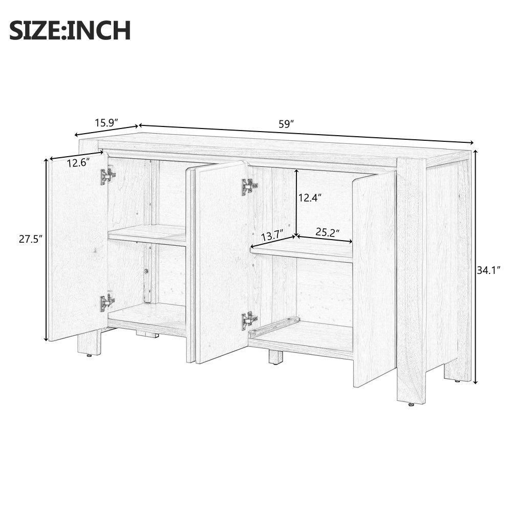 Berry Accent Cabinet, Natural