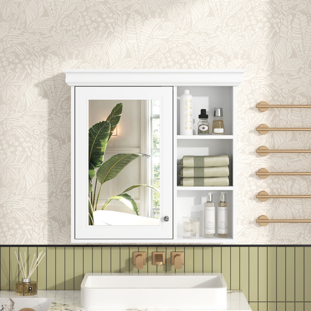 Nolan Bathroom Cabinet, White