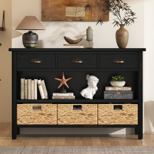 Natalie Accent Cabinet, Black