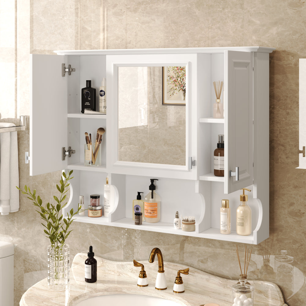 Kylan Bathroom Cabinet, White