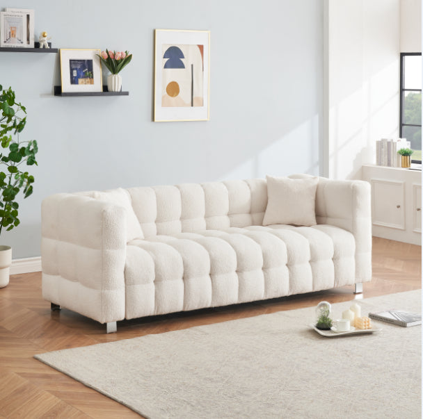 Siena 80" Sofa (White)