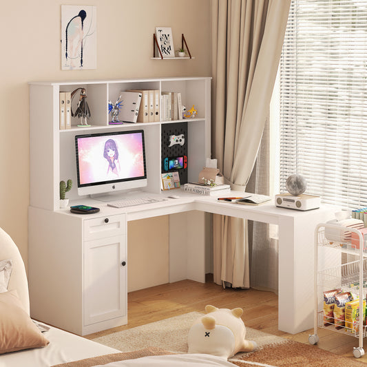 Aubriella Office Desk (White)