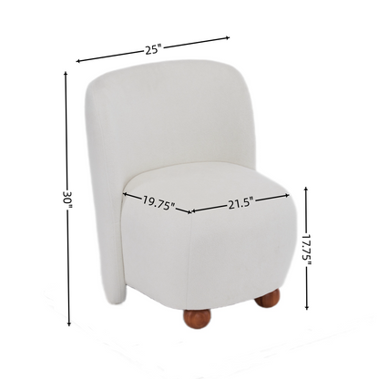 Jacobson Lounge Chair, White