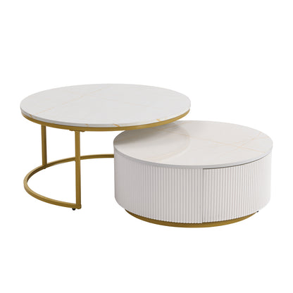 McKee Coffee Table, Gold