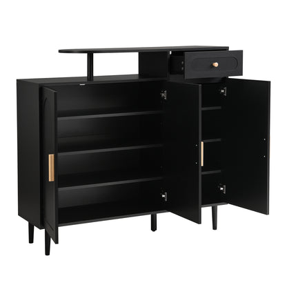 Brycen Shoe Cabinet (Black)