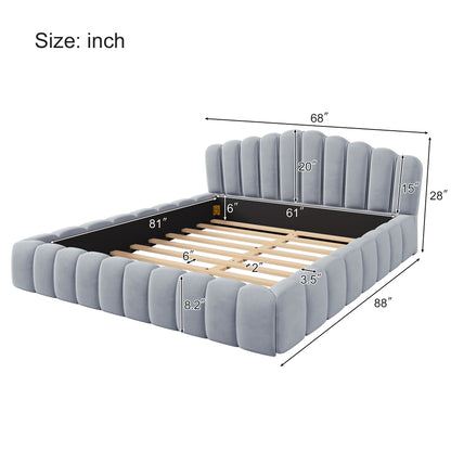 Archer Bed, Queen (Grey)