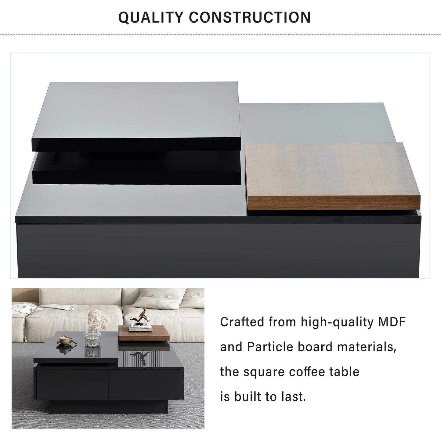 Avianna Coffee Table (Black)